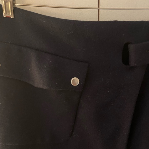 Filippa K wool navy wrap midi skirt. Extra small Swedish designer. - Picture 6 of 10